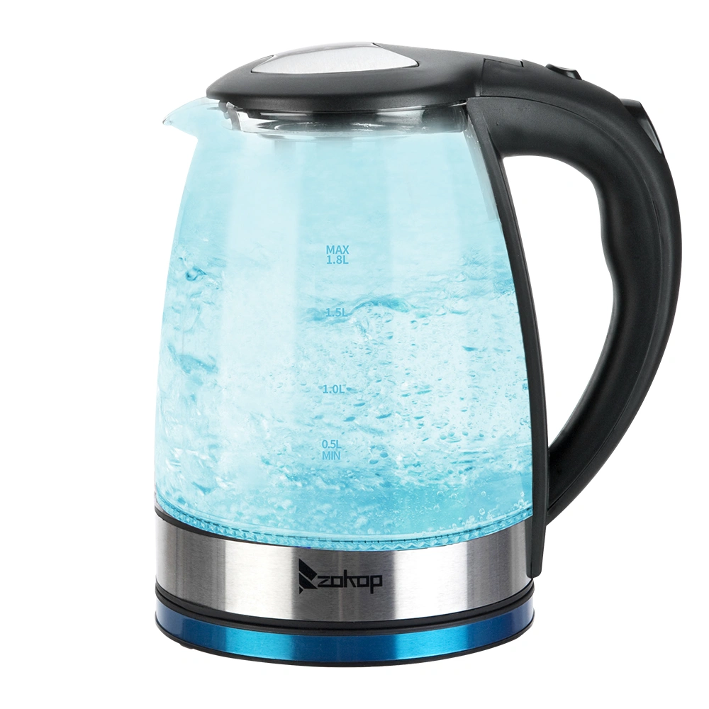 HD-1861-A 1.8L Electric Glass Kettle, 2000W 220V with UK Plug, Fast Boiling Water Heater view 6
