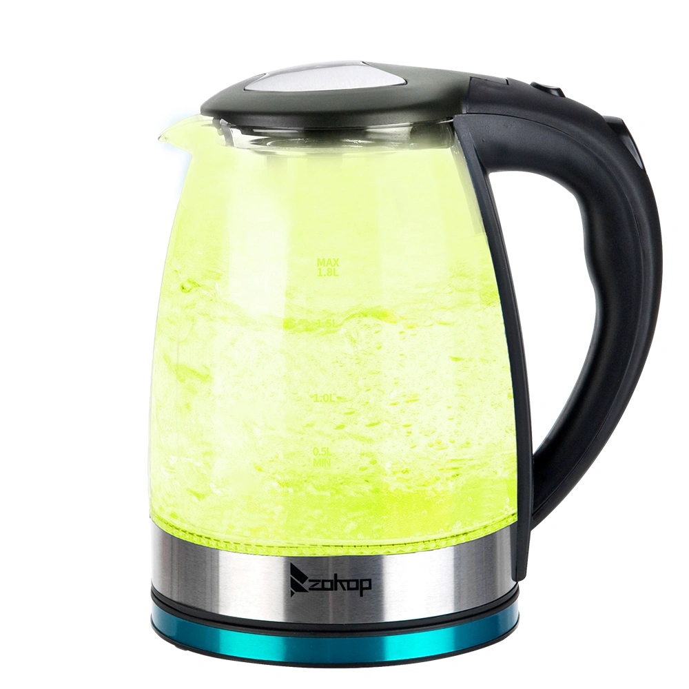 HD-1861-A 1.8L Electric Glass Kettle, 2000W 220V with UK Plug, Fast Boiling Water Heater view 7