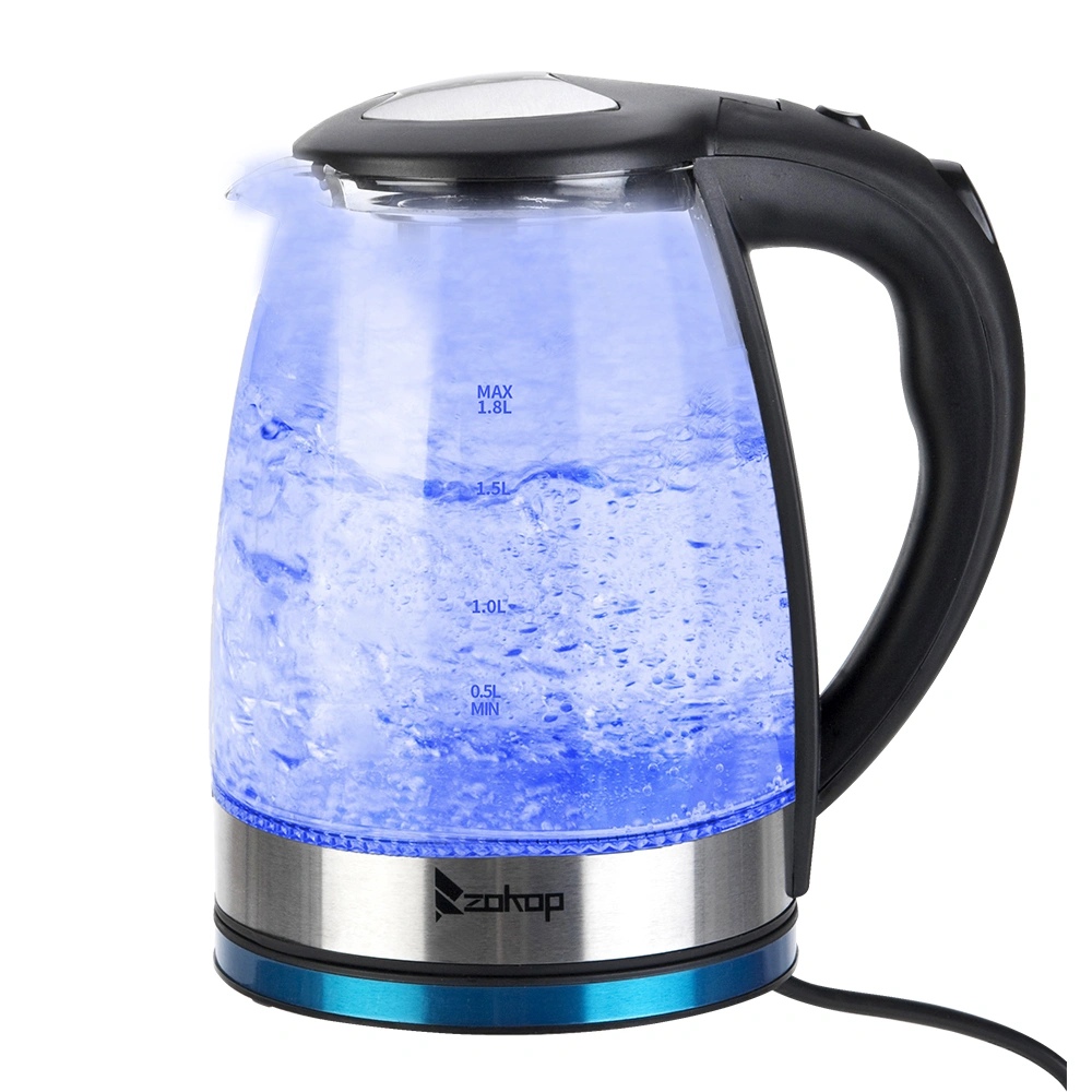 HD-1861-A 1.8L Electric Glass Kettle, 2000W 220V with UK Plug, Fast Boiling Water Heater view 9