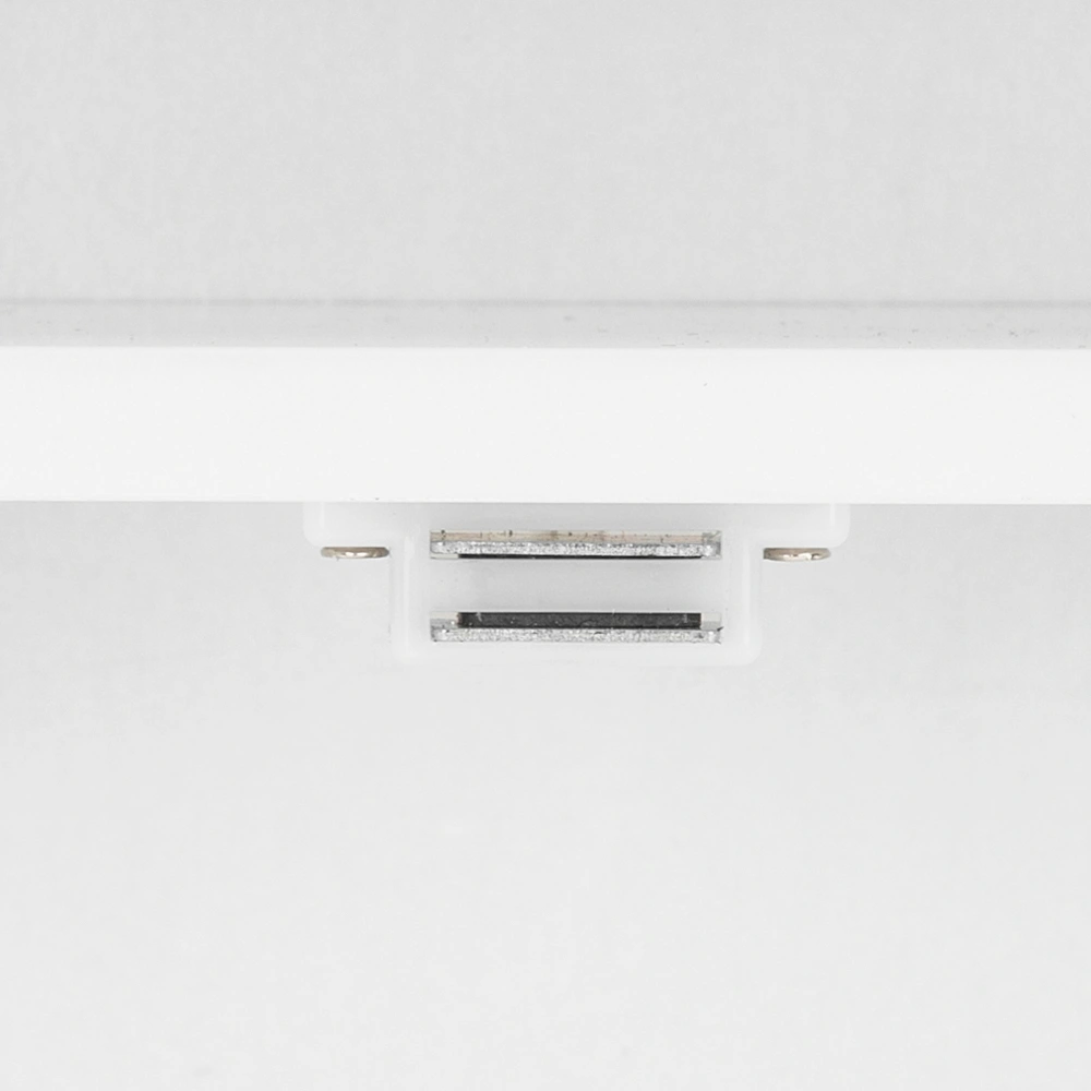Bathroom Wall Cabinet 19.3x5.7x25.6in White MDF 2 Doors 1 Shelf Towel Bar Wall Mounted view 7